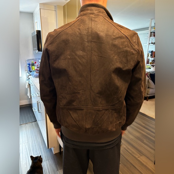 Wilson suede leather bomber - Picture 8 of 11